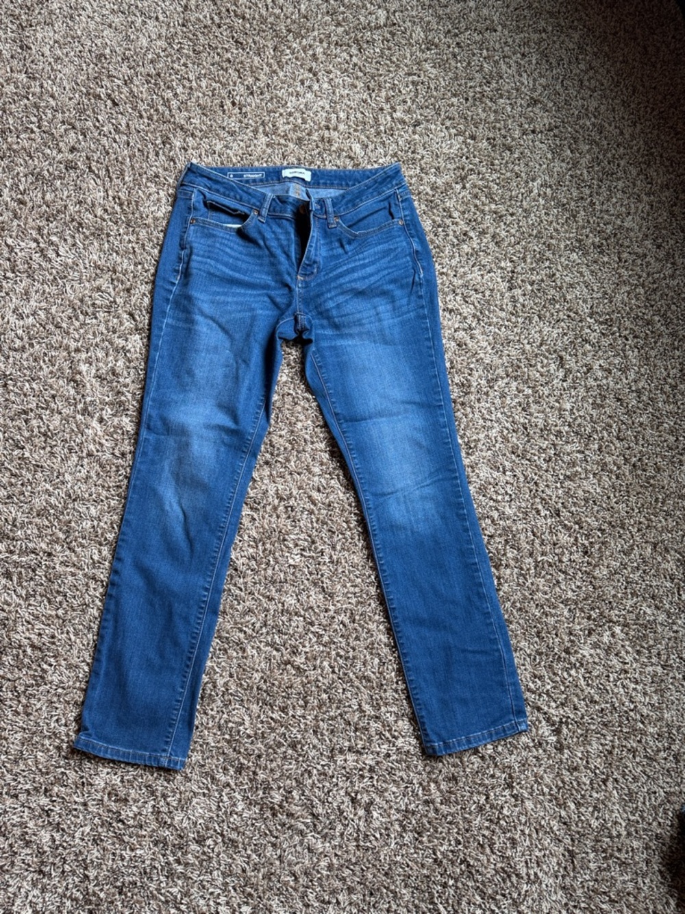 Women’s Blue Slim Straight Jeans